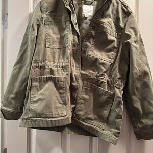 Vintage America Olive Utility Jacket